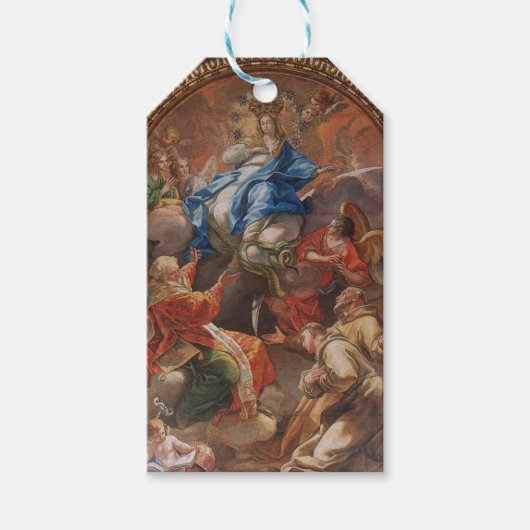 Onbevlekte Ontvangenis van Maria Cadeaulabel (Voorkant)