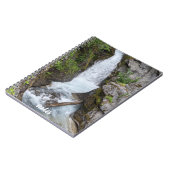 Onbevlekte waterval landschapsfoto notitieboek (Linkerzijde)
