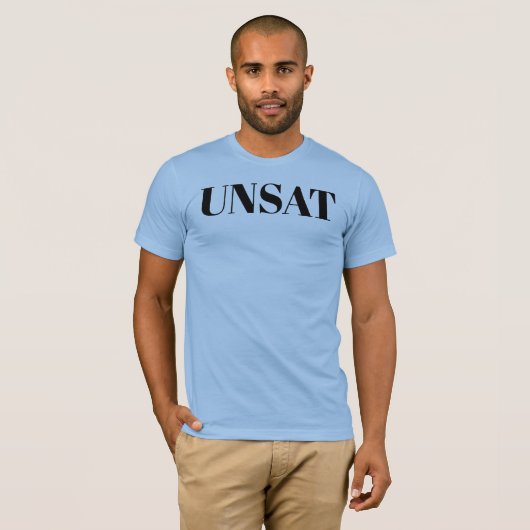 Onbevredigend T-shirt (Voorkant volledig)