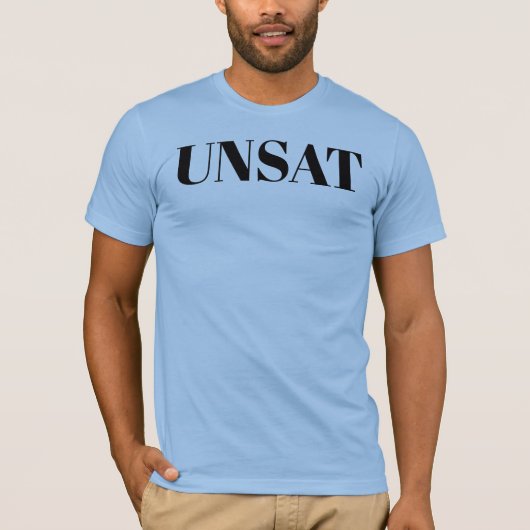 Onbevredigend T-shirt (Voorkant)