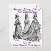 Onbevredigende banen van de Renaissance Briefkaart (Voorkant / Achterkant)