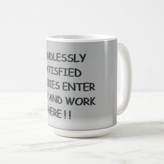 Onbevreesd bevredigde Mok Zombies Coffee (Voorkant rechts)