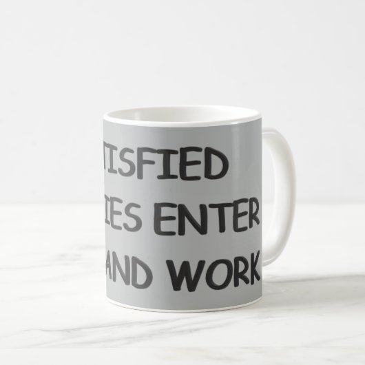 Onbevreesd bevredigde Zombies Koffiemok (Voorkant rechts)