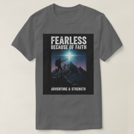 Onbevreesd Door Het Geloof Christelijk Heren T-Shi T-shirt