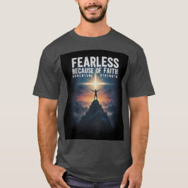 Onbevreesd Door Het Geloof Christelijk Heren T-Shi T-shirt