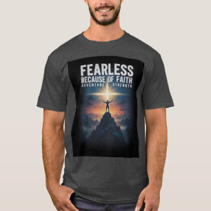 Onbevreesd Door Het Geloof Christelijk Heren T-Shi T-shirt