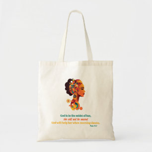 Onbevreesd en vol geloof tote bag