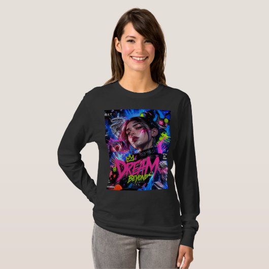 Onbevreesd T-shirt (Voorkant volledig)
