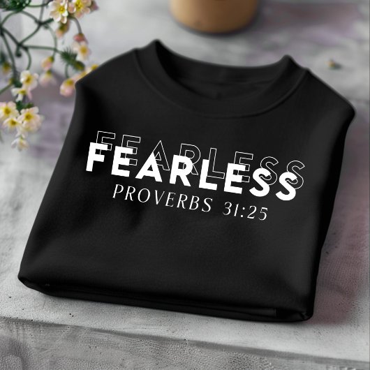 Onbevreesd voor mannen en vrouwen Christelijk T-sh T-shirt