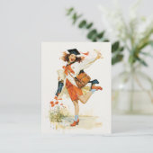 Onbevreesde Afstudeerfeest Briefkaart (Staand voorkant)