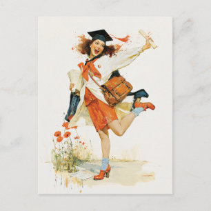 Onbevreesde Afstudeerfeest Briefkaart