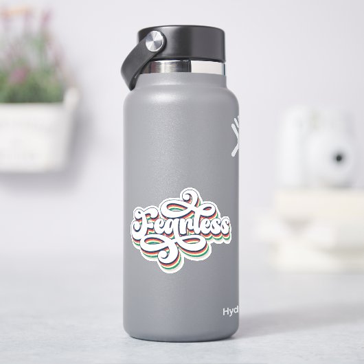 Onbevreesde Christelijke Gelovige Vinyl Sticker (HydroFlask)