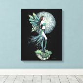 Onbevreesde Fairy Gallery verpakt Canvas Print (Insitu (Houten vloer))