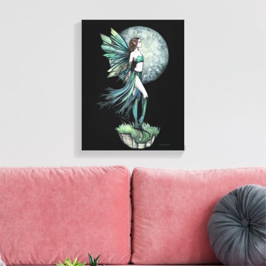 Onbevreesde Fairy Gallery verpakt Canvas Print (Insitu (Woonkamer))
