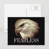 Onbevreesde Motivatie Kale Eagle Briefkaarten (Voorkant / Achterkant)