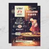 Onbevreesde Pool Party Verjaardag Kaart (Voorkant / Achterkant)