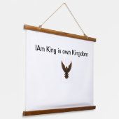 Onbevreesde vlieg in de lucht hangend wandkleed (Gebogen)