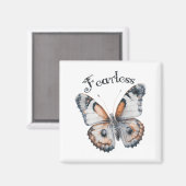 Onbevreesde Vlinder Waterverf Grafisch Ontwerp, An Magneet (Voorkant / Achterkant)