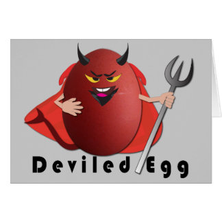 'onbevuild ei' grappige humoristische kaart voor e