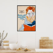 Onbewerkte  foto's lezen Oude esthetische foto's Poster (Keuken)