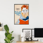 Onbewerkte  foto's lezen Oude esthetische foto's Poster (Thuiskantoor)