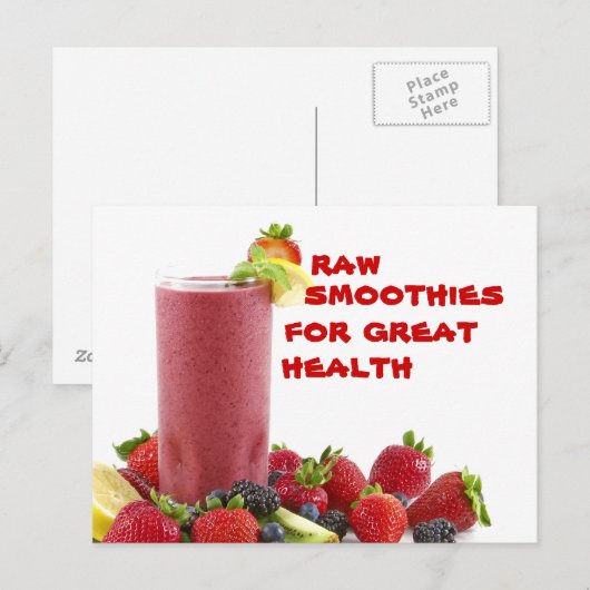 onbewerkte gladheid voor grote gezondheid briefkaart (Voorkant / Achterkant)