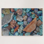 onbewerkte kristallen puzzel legpuzzel (Horizontaal)