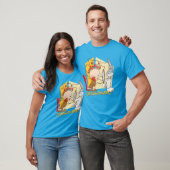 "Onbewoonbaar" Barber BUGS BUNNY™ & Elmer Fudd T-shirt (Unisex)