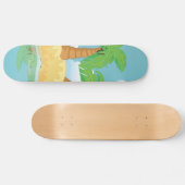 Onbewoond eiland persoonlijk skateboard (Horizontaal)