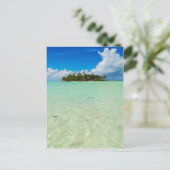 Onbewoond verticaal briefkaart van eilanden (Staand voorkant)