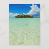 Onbewoond verticaal briefkaart van eilanden (Voorkant)