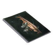 Onbewuste Mannen Chloroform Seing Demons Notitieboek (Rechterzijde)