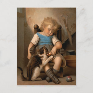 Onbewuste slaper briefkaart