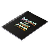 Onbezonnenheid is het begin van het einde notitieboek (Linkerzijde)