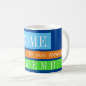 Onboarding nieuwe medewerker welkomstbehandeling koffiemok (Voorkant rechts)