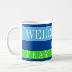 Onboarding nieuwe medewerker welkomstbehandeling koffiemok