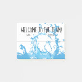 Onboarding verwelkomde nieuwe medewerker post-it post-it® notes (Voorkant)