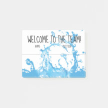 Onboarding verwelkomde nieuwe medewerker post-it