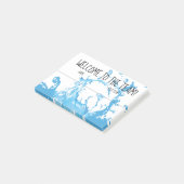 Onboarding verwelkomde nieuwe medewerker post-it post-it® notes (Schuin)