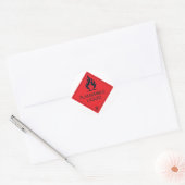 Onbrandbare Vloeistof Stickers (Envelop)