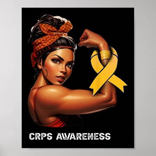 Onbreekbaar Afro Meisje Crps Bewustzijn Poster (Voorkant)