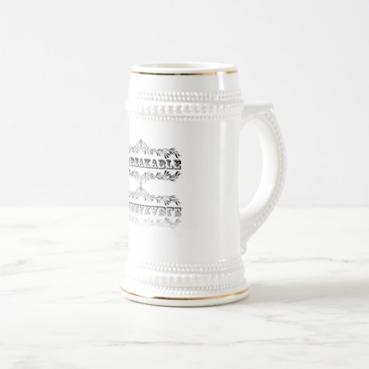 onbreekbaar bierpul (Voorkant rechts)