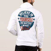 onbreekbaar embleem hoodie (Achterkant)