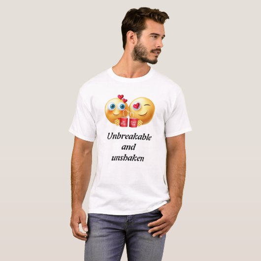 Onbreekbaar en onwankelbaar t-shirt (Voorkant volledig)