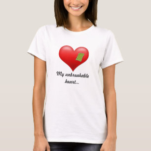 Onbreekbaar hart t-shirt