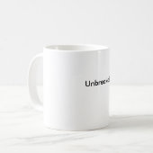 Onbreekbaar... Koffiemok (Voorkant links)