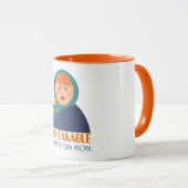 Onbreekbaar Trots Autisme Mama Unieke Koffie Mok (Voorkant rechts)