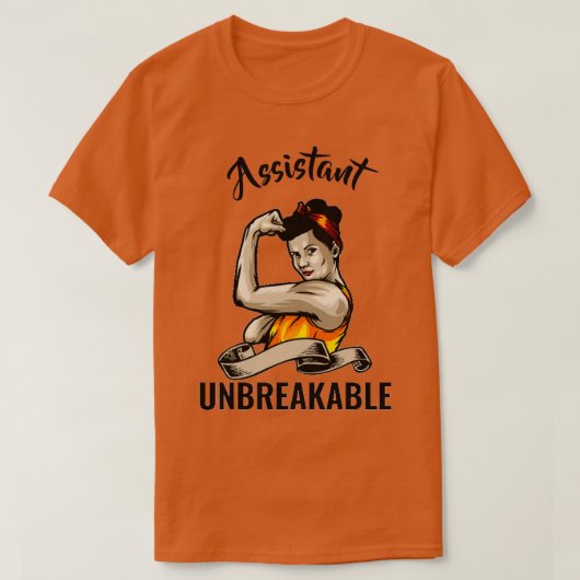 Onbreekbare assistent grappige Birthday Gift voor T-shirt (Design voorkant)
