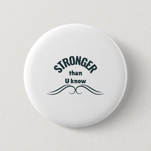 Onbreekbare geest sterker dan je Sticker kent Ronde Button 5,7 Cm (Voorkant)