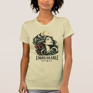 Onbreekbare Geest – Vrouwelijke Natuur Portret Ber T-shirt